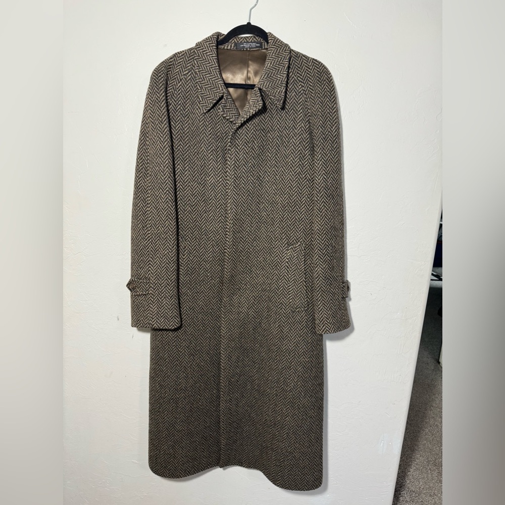 Classic Men’s 100% Wool Trench Coat Made By Parsow’s Mens Fashion‎ Out Of Omaha